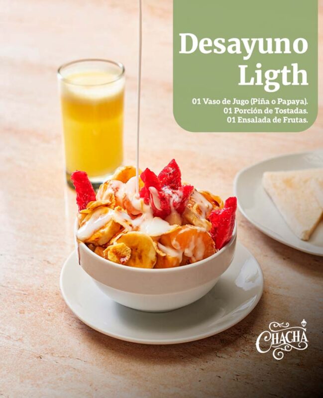 Desayunos light Chachapoya